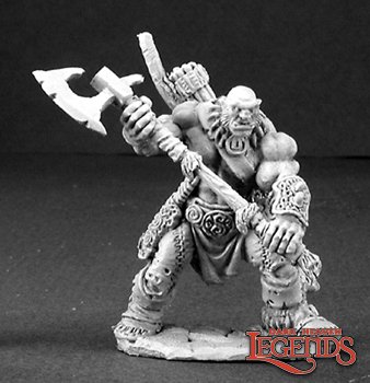 Thelgar Halfblood, Half Orc Barbarian