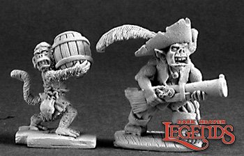 [03211] Goblin Pirate and Powder Monkey