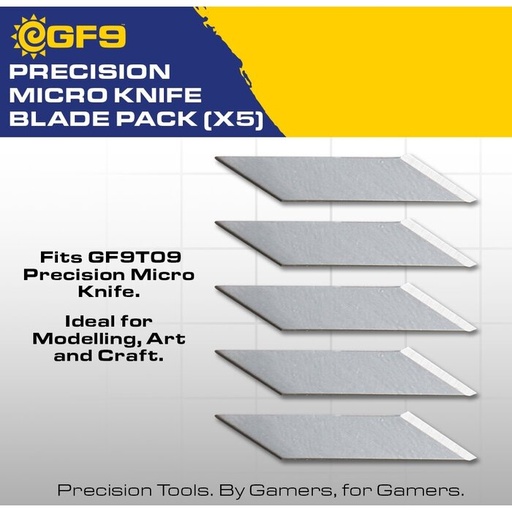 [GF9T10] Precision Micro Knife Blade Pack